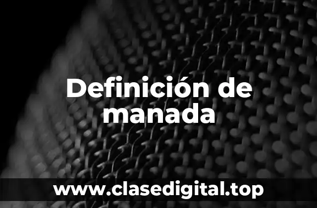 Definición de manada