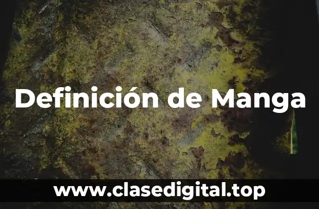 Definición de Manga