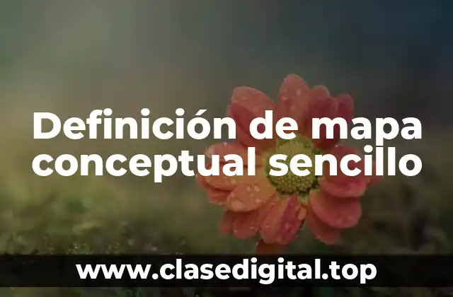 Ejemplos de mapa conceptual sencillo