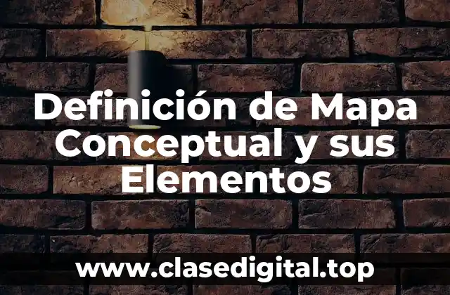 Definición de Mapa Conceptual y sus Elementos
