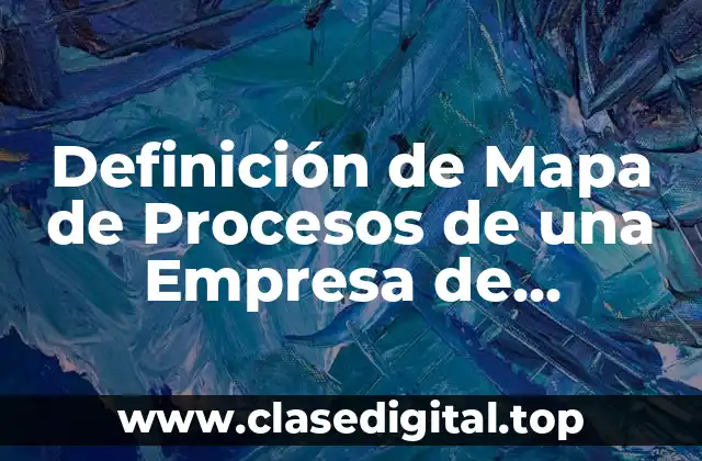 Definición de Mapa de Procesos de una Empresa de Servicios