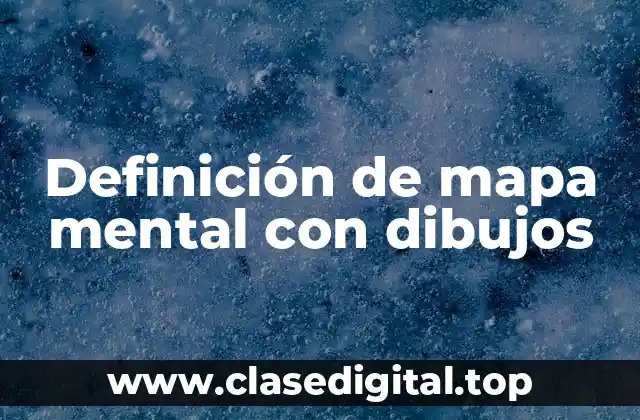 Definición de mapa mental con dibujos