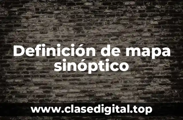 Ejemplos de mapas sinóptico