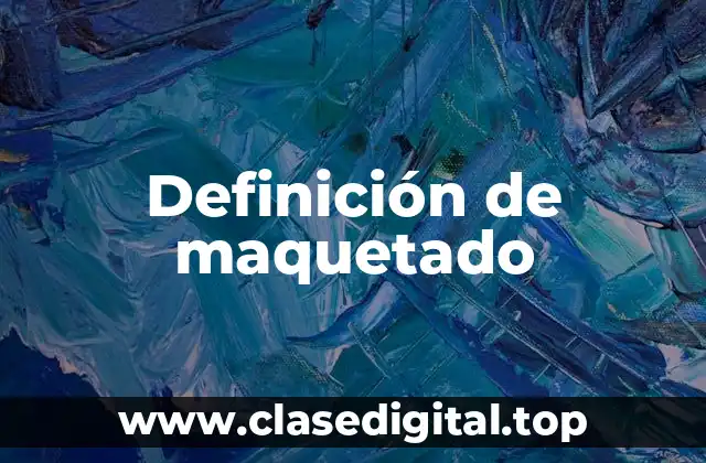 Definición de maquetado