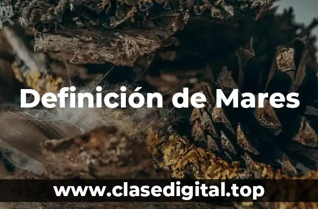 Definición de Mares