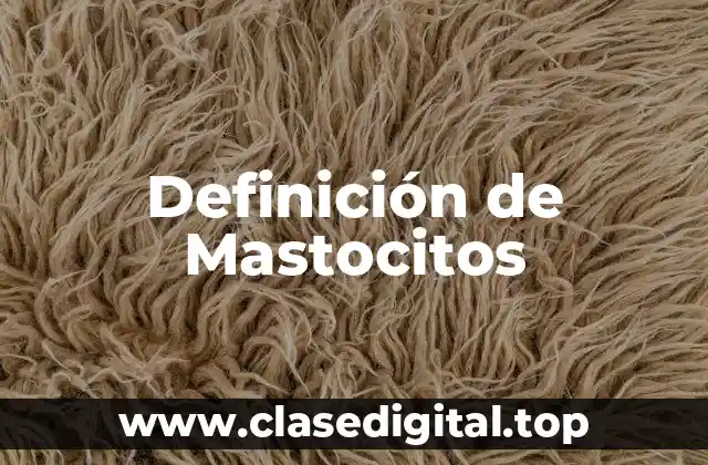 Definición de Mastocitos