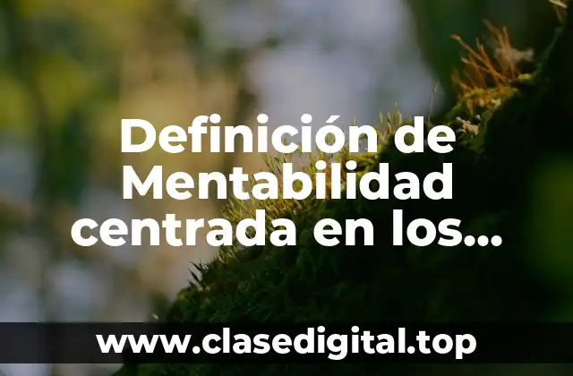 Definición técnica de mentabilidad centrada en los demás