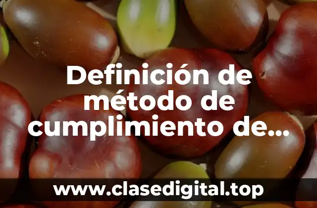 Definición de método de cumplimiento de auditoria en recursos humanos