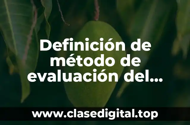 Definición de método de evaluación del desempeño de 360