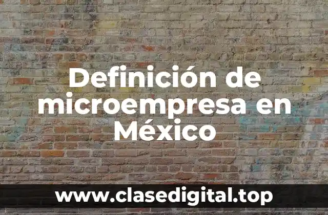 Ejemplos de microempresas en México