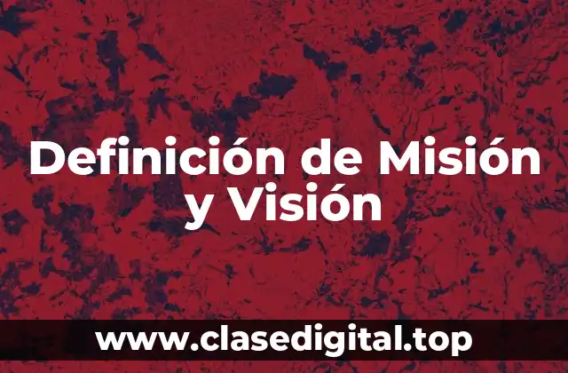 Definición Técnica de Misión