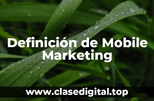 Ejemplos de Mobile Marketing