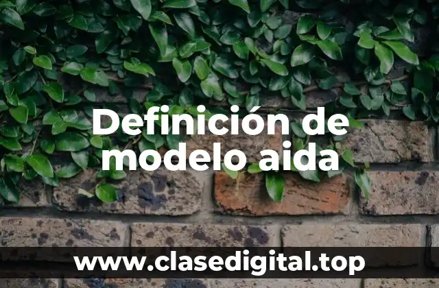 Definición de modelo aida