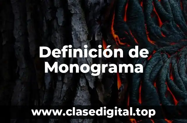 Definición de Monograma