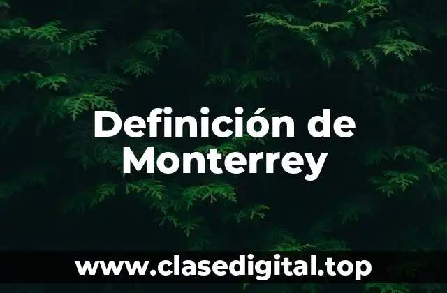 Definición de Monterrey