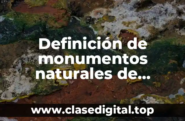 Ejemplos de monumentos naturales de Venezuela