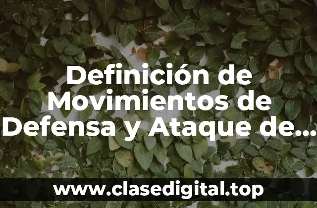 Definición de Movimientos de Defensa y Ataque de Baloncesto