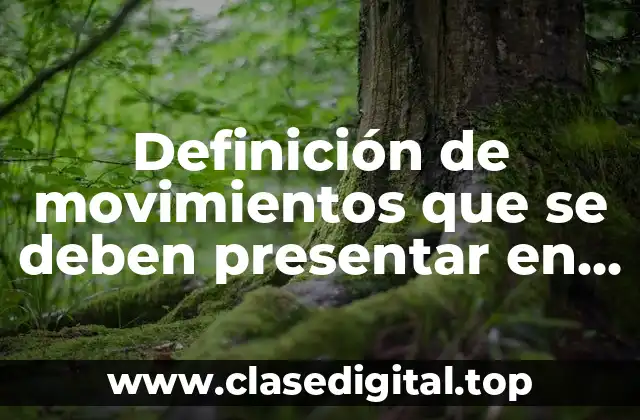 Definición de movimientos que se deben presentar en el IMSS