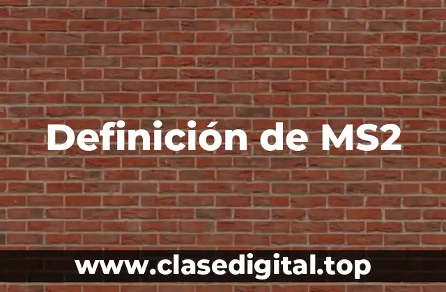 Definición de MS2