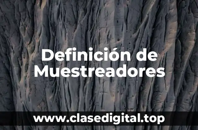 Definición de Muestreadores