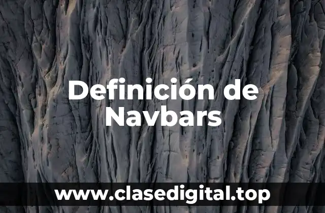 Definición de Navbars