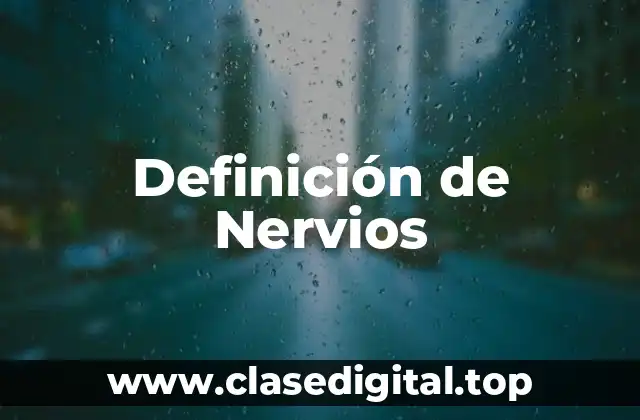 Definición de Nervios