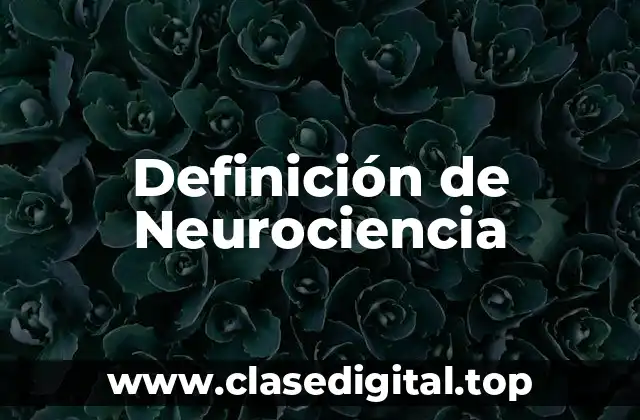 Definición de Neurociencia