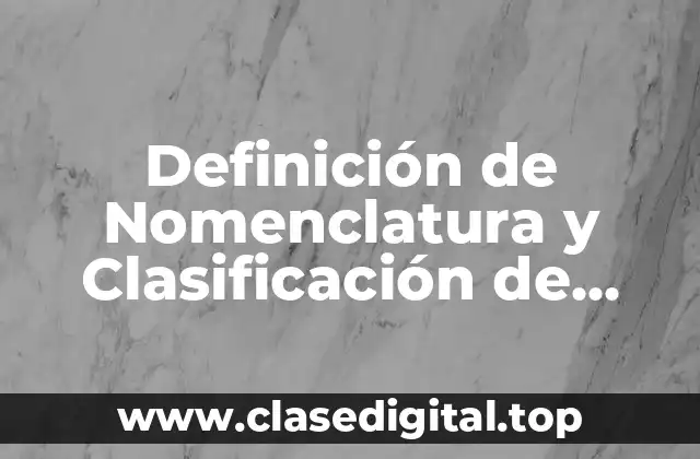 Definición de Nomenclatura y Clasificación de Ángulos