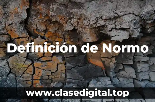 Definición de Normo