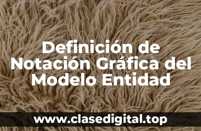 Definición de Notación Gráfica del Modelo Entidad