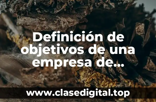 Definición de objetivos de una empresa de publicidad