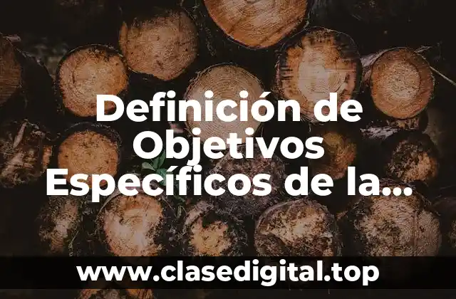 Definición de Objetivos Específicos de la Energía de Fusión Nuclear