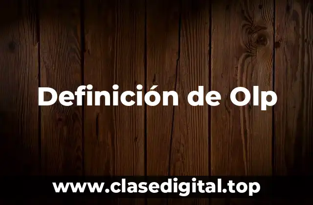 Definición de Olp
