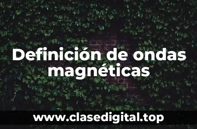 Definición de ondas magnéticas