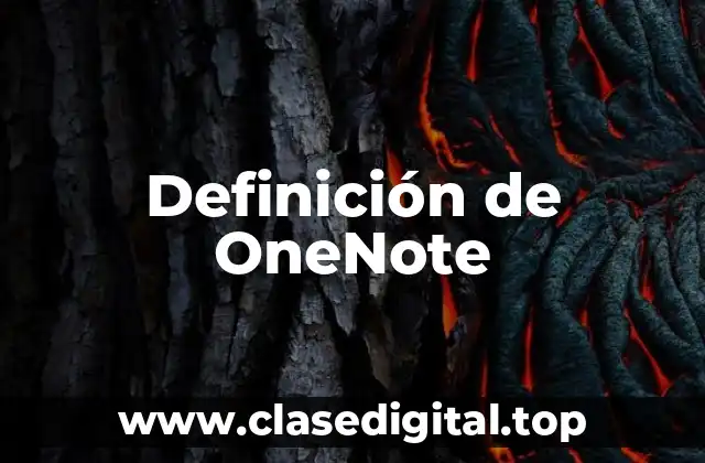 Definición de OneNote