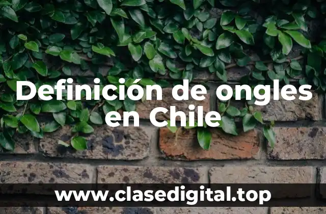 Definición de ongles en Chile