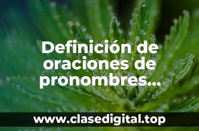 Ejemplos de oraciones de pronombres posesivos