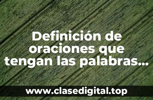 Definición de oraciones que tengan las palabras desafiar y reconocido