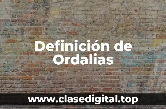 Ejemplos de Ordalias