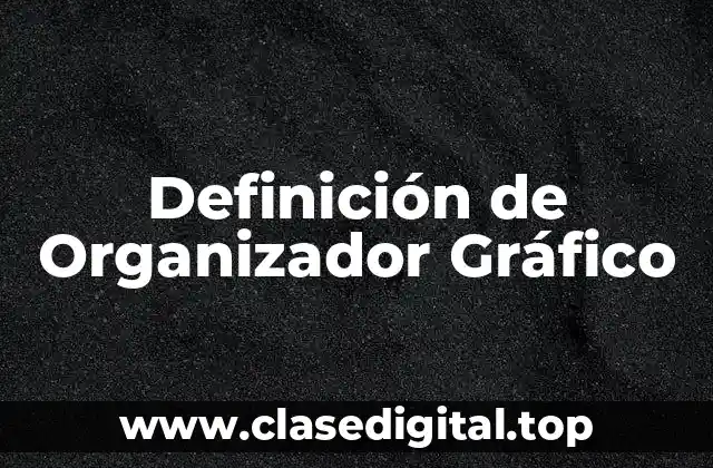Definición de Organizador Gráfico