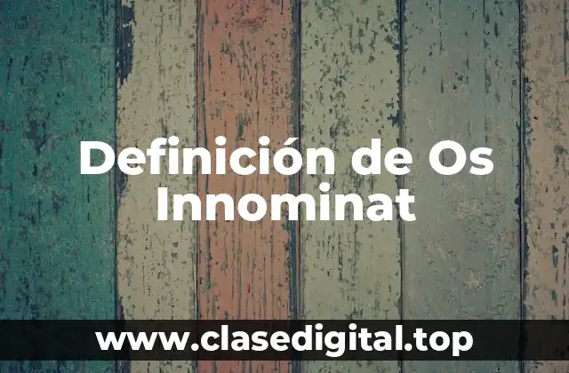 Definición de Os Innominat