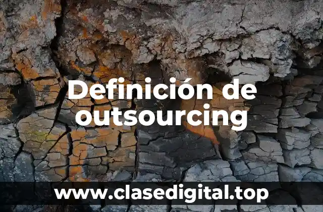 Ejemplos de outsourcing