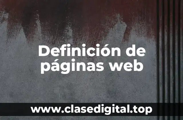 Ejemplos de páginas web