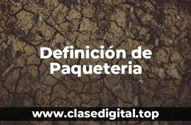 Definición de Paqueteria