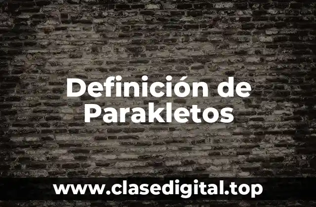 Definición de Parakletos