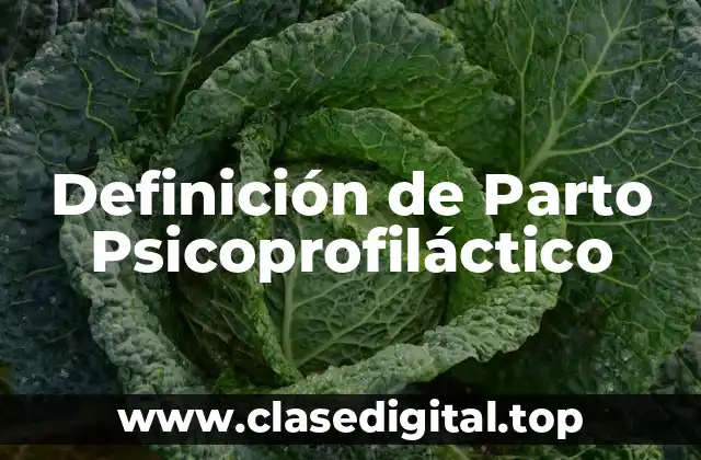 Definición de Parto Psicoprofiláctico