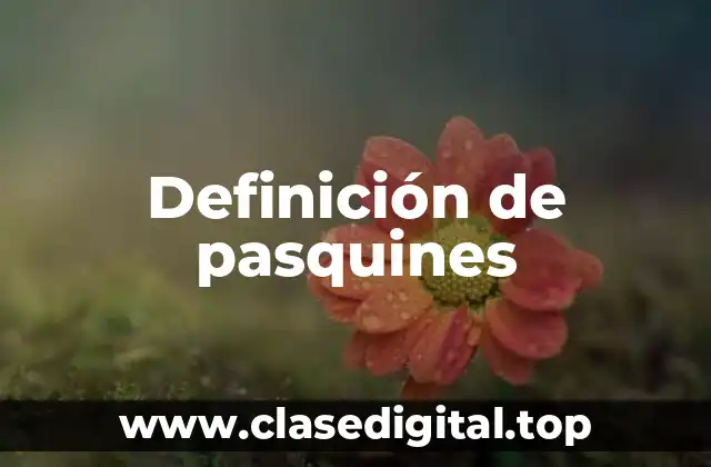 Ejemplos de pasquines