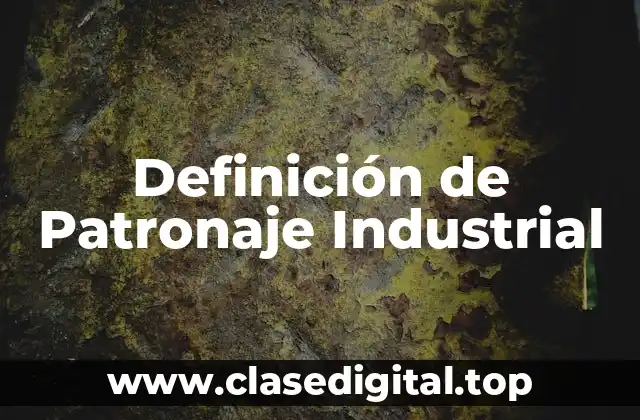 Definición Técnica de Patronaje Industrial