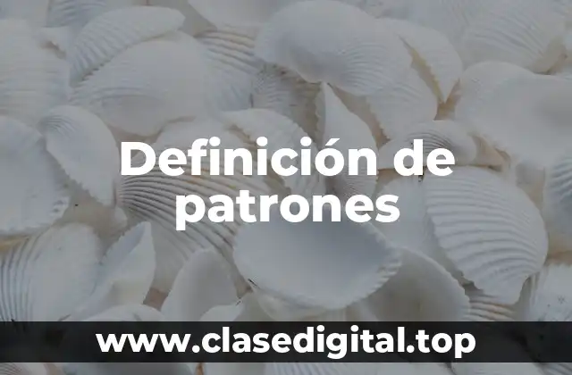 Definición de patrones