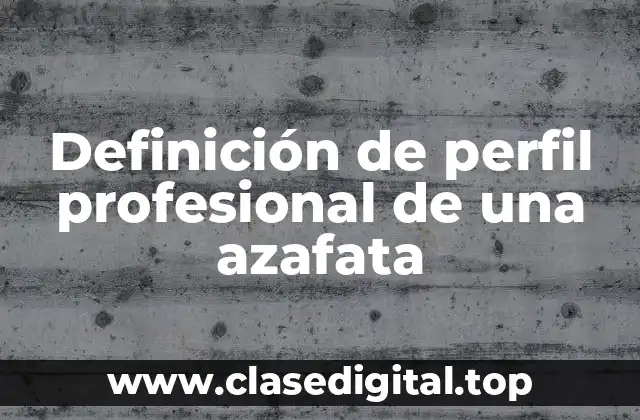 Ejemplos de perfil profesional de una azafata